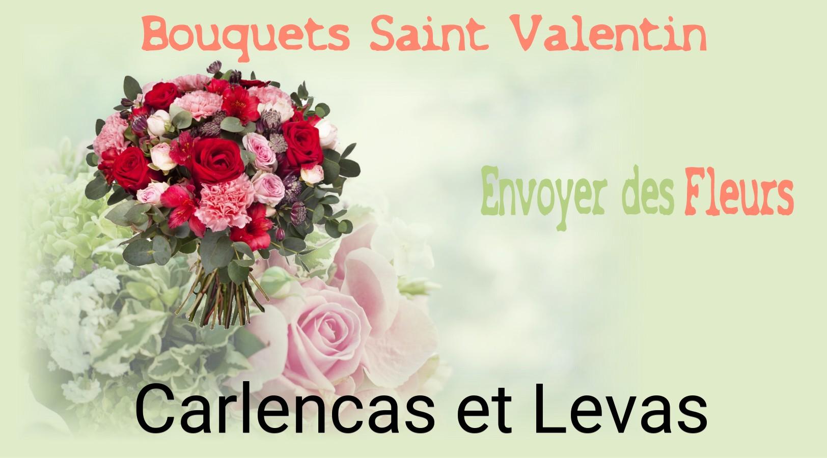 Roses de Saint-Valentin livrées à Carlencas-et-Levas